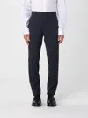 Pt Torino Tailored Trousers With Pockets And Loops In Blue