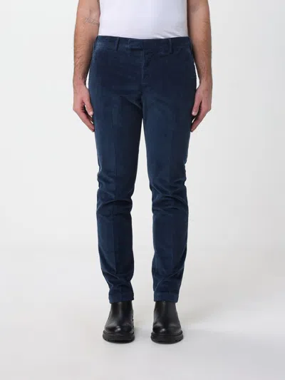 Pt Torino Corduroy Chino Trousers In Blue