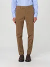 Pt Torino Man Pants Brown Size 36 Modal, Cotton, Elastane In Braun