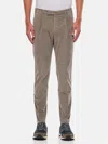 Pt Torino Pleated Zip-fly Regular Trousers In Grau