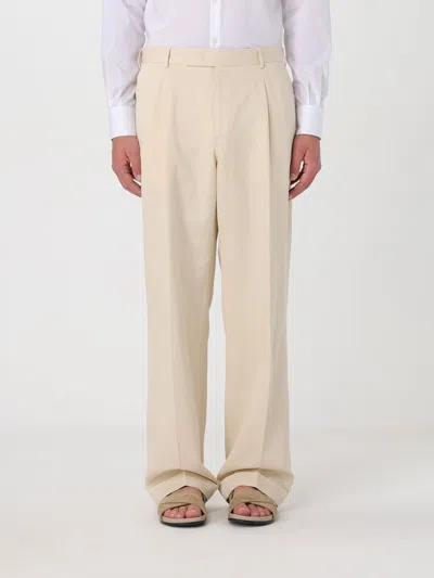 Pt Torino Pants  Men Color Yellow Cream In Yellow Cream