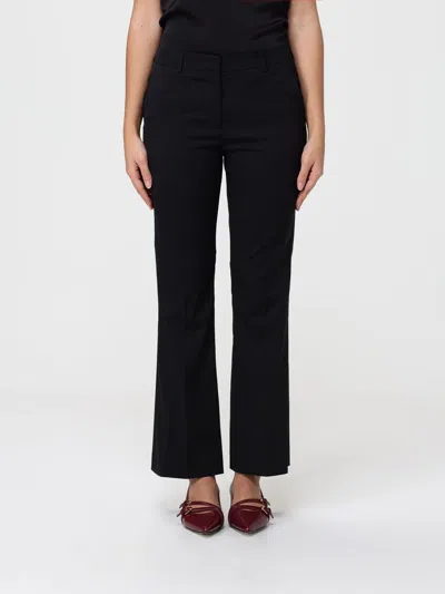 Pt Torino Pants  Woman Color Black In Animal Print