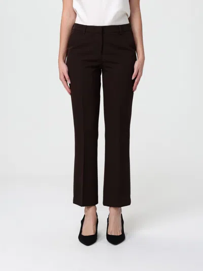 Pt Torino Pants  Woman Color Brown In Black