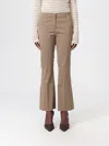 Pt Torino Pants  Woman Color Camel In Brown