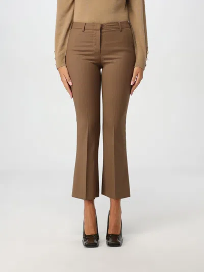 Pt Torino Pants  Woman Color Tobacco In Tabak