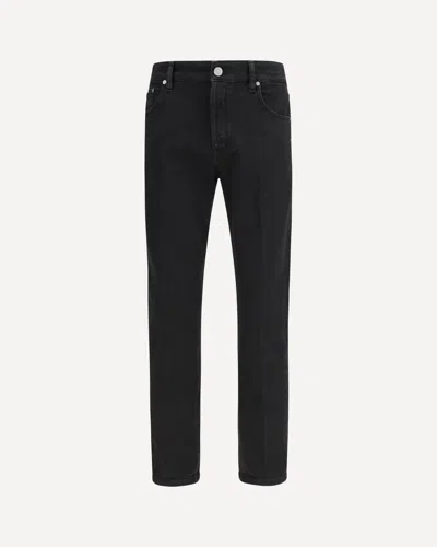 Pt Torino Pantaloni Reggae In Denim In Black