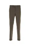Pt Torino Master-fit Cotton-blend Trousers In Tortora