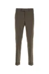 Pt Torino Master-fit Cotton-blend Trousers In Tortora
