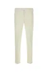 Pt Torino Rebel Stretch Cotton Trousers In White