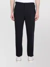 Pt Torino Pants With Belt Loops And Pockets In Black