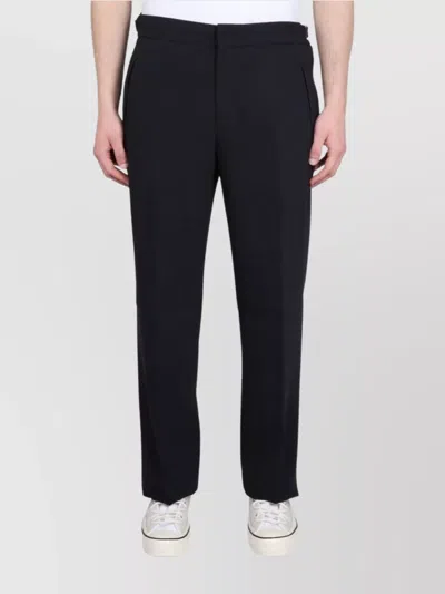 Pt Torino Pants With Belt Loops And Pockets In Black