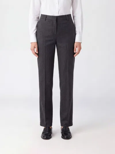 Pt Torino Pants Woman Color Grey In Blue