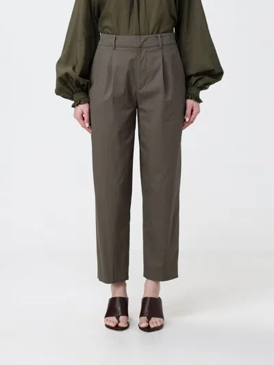 Pt Torino Classic Cotton Blend Trousers In Green