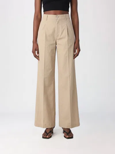 Pt Torino Pants Woman Color Beige In Neutral