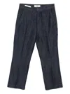 Pt Torino Patch Trousers In Blue