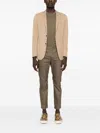 Pt Torino Pendant-detailing Trousers In Brown