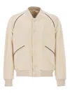 Pt Torino Wool And Cashmere Drap Jacket In Neutral
