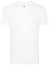 Pt Torino Round-neck Stretch T-shirt In White