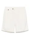 Pt Torino Pleat-detail Shorts In Neutrals