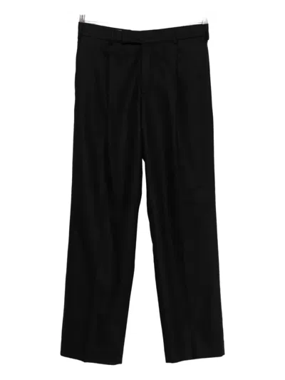 Pt Torino Pleat-detail Trousers In Black