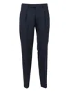 Pt Torino Belt Loop Casual Pants In Blue