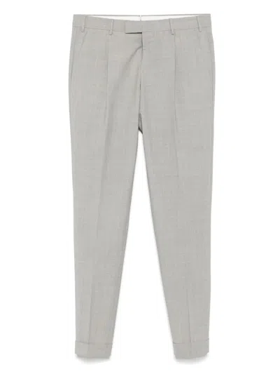 Pt Torino Pleat-detail Trousers In Grey
