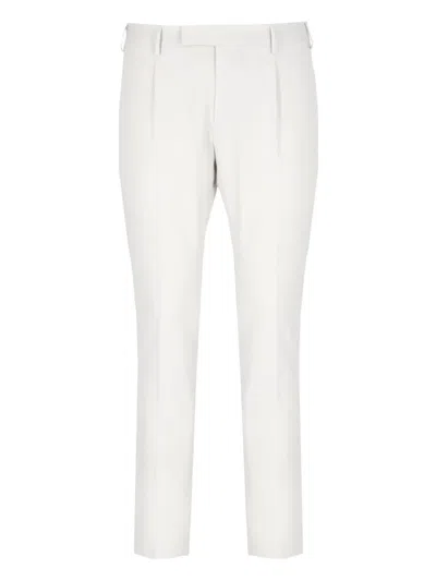 PT TORINO PLEAT-DETAIL TROUSERS