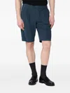 Pt Torino Bermuda Shorts Back Pockets In Blue