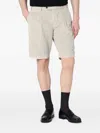 Pt Torino Beige Cotton Bermuda Shorts