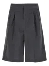 Pt Torino Techno Wool Bermuda Shorts Bermuda And Short In Grau
