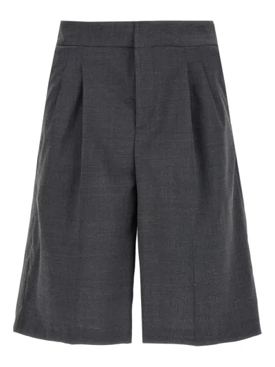 PT TORINO PLEATED BERMUDA SHORTS