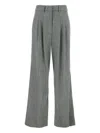 Pt Torino Frakie Pants Macro Fancy Fancy Wool Stretch In Gray