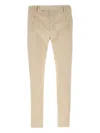Pt Torino Pleated Corduroy Trousers In Neutral