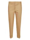 Pt Torino Pleated-cuff Trousers In Brown