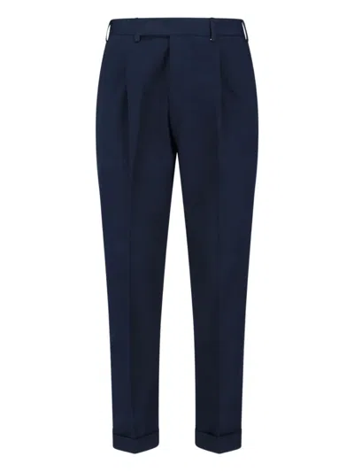 PT TORINO PLEATED CUFFED TAILORED TROUSERS
