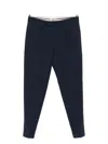 Pt Torino Pleated-cuffed Trousers In Blue