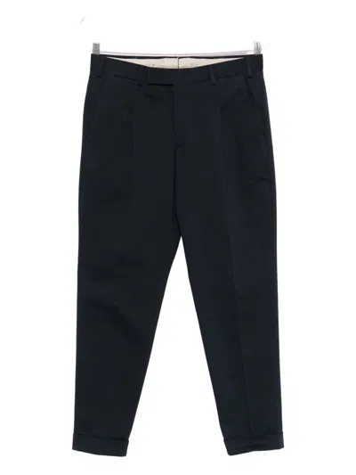 Pt Torino Pleated-front Tailored Trousers In Blue