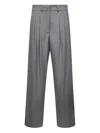 Pt Torino Pleated-front Trousers In Gray