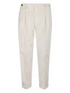 Pt Torino Pleated-front Trousers In Neutral