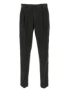 Pt Torino Pleated Pants In Black
