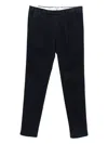 Pt Torino Pants With Pleated Pockets In Blue