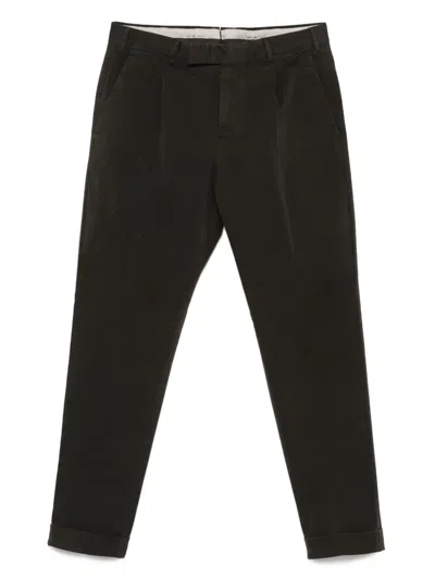 Pt Torino Pleated-pocket Trousers In Gray