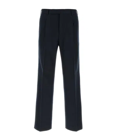 Pt Torino Pleated Straight-leg Trousers In Black