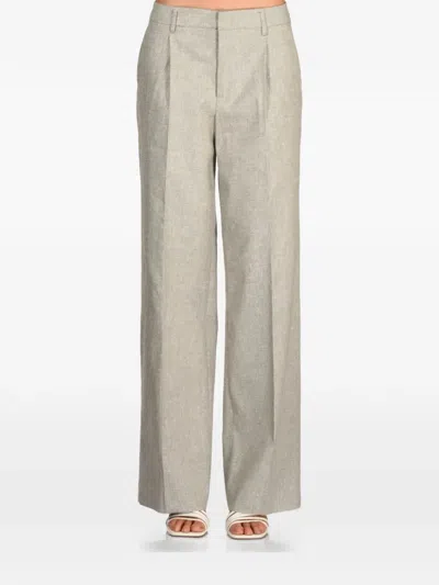 Pt Torino Pleated Straight-leg Trousers In Neutral