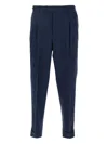 Pt Torino 'deluxe Cotton Trousers With Rebel Slim Fit' In Blue