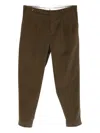 Pt Torino Pleated Tailored Trousers In Brown