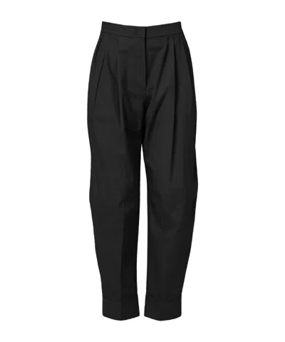Pt Torino Pleated Tapered Pants In Black