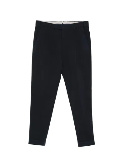 Pt Torino Charm-detail Tailored Trousers In Black