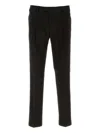 Pt Torino Stretch Cotton Pant With Pockets And Loops In Brown