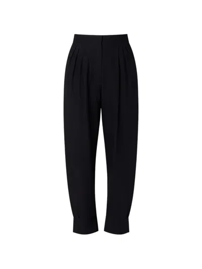 Pt Torino Pleated Trousers In Black